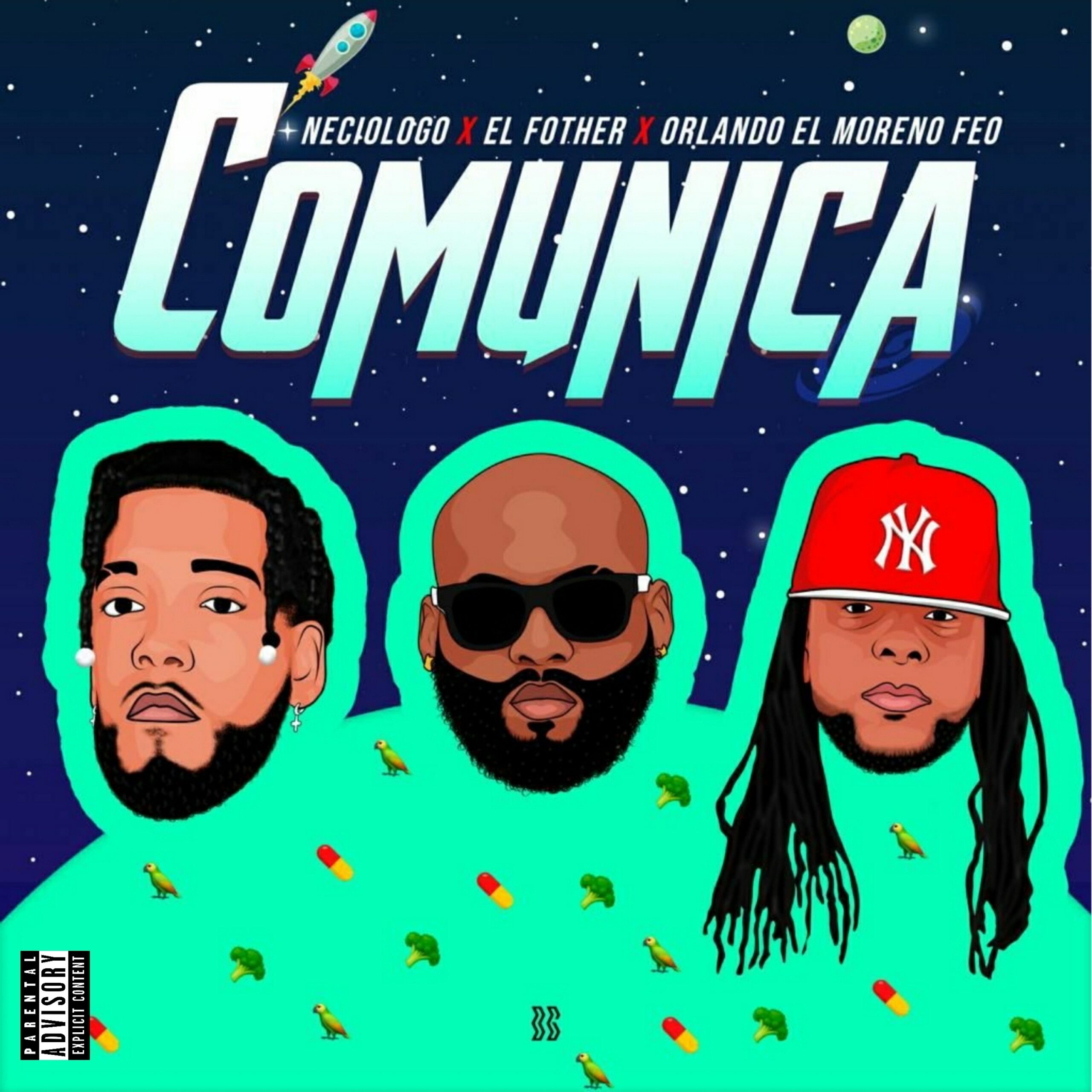 Neciologo, Comunica, El Fother, Orlando el Moreno Feo, Jose King Pena Jr, Solo E Group, Euro Dollar, SEG Music Publishing, 50 Cent, Calle 13, Sin Fin, Mo King Martinez, Quimico Ultra Mega, Pla la Sustancia