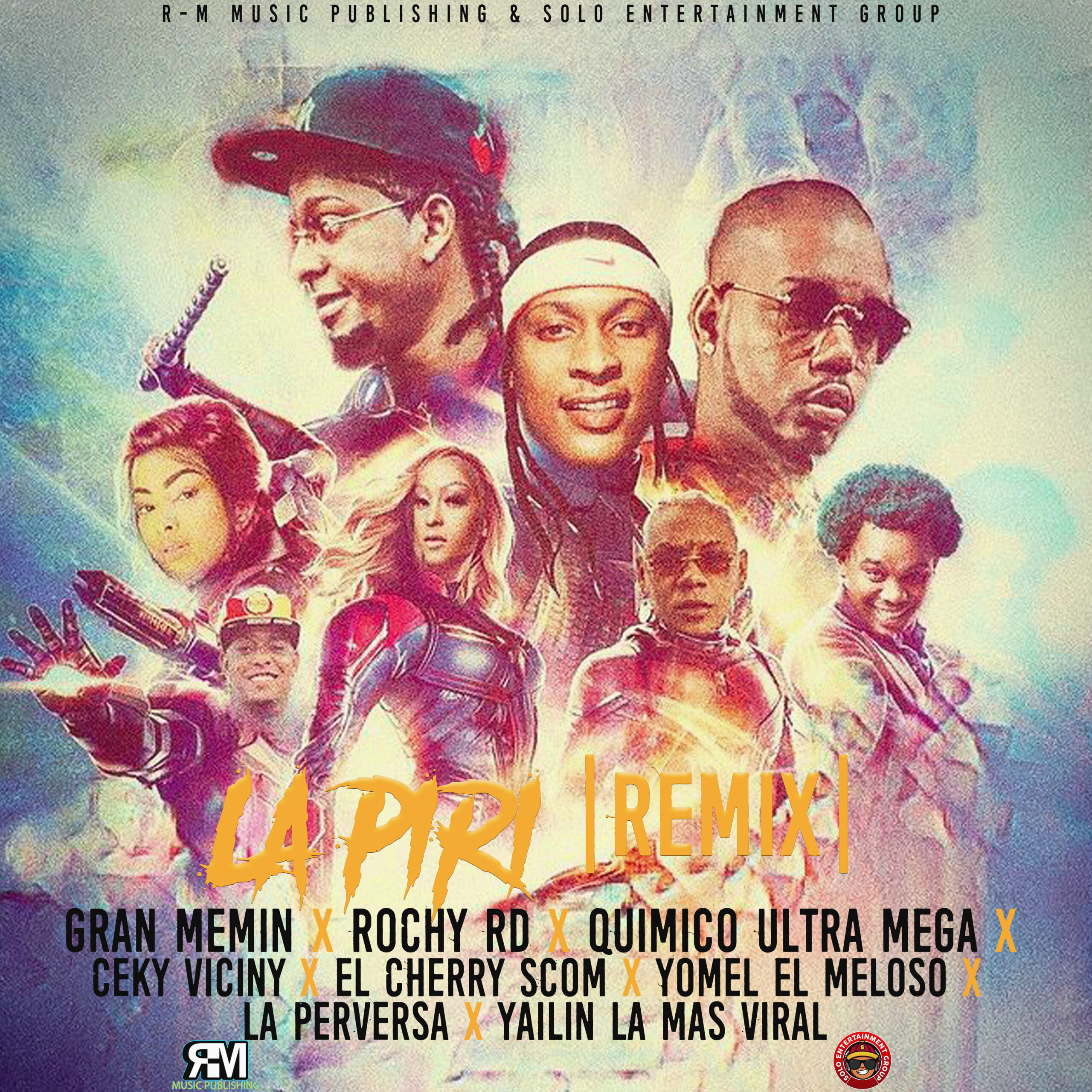 El Alfa, Gran Memin, La Piri, La Piri Remix, Corre Corre, Mueve Mueve, Tiradera Lapiz & Mozart, Trucupei, Tiradera Cosculluela, Bocashi, Tekashi Chivato (Remix), Tiradera Con To y Video, Tekashi Chivato, RIP Mozart la Para, Mozart la, Cocotico, Bryan Baba, Biberon, Tiradera Haraka Kiko, Baje Con Trenza Remix, Ozuna, Kiko el Crazy, Solo Creators, Mo King Martinez, SEG Music Publishing, Lint Twenty, El Cherry Scom, Gran Memin, La Piri, Cocotico, Solo E Group, Jose King Pena Jr, RM Music Publishing, El Alfa, Solo E Group LLC, CJ, SEG Music Distro, Baje Con Trenza