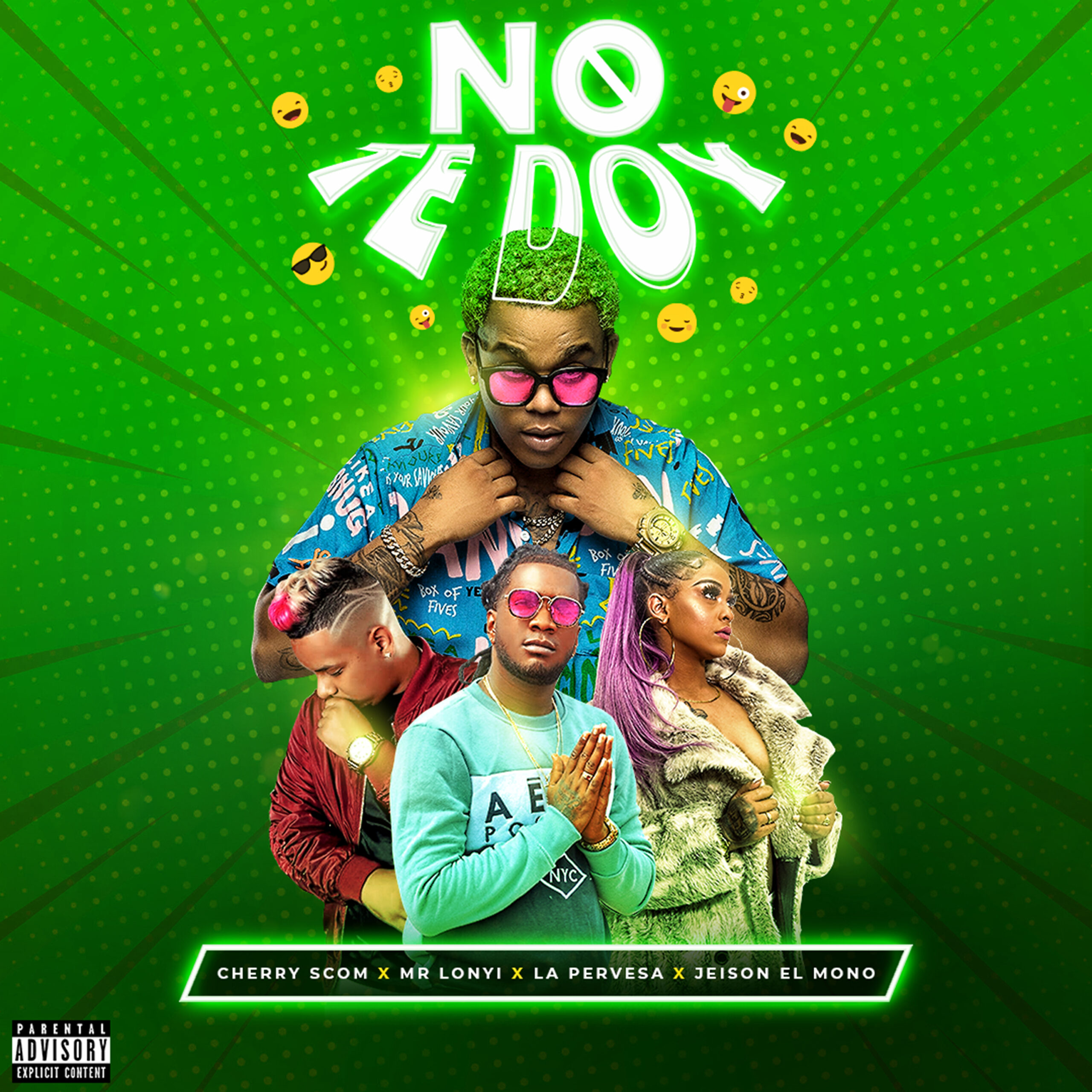 No Te Doy, La Perversa, Jaleo, Jeison el Mono, You R, Quimico Ultra Mega, Jose King Pena Jr, Solo E Group, UltraMega Music, Moncholo Vinilla, El Alfa, Nicky Jam, J Balvin, SEG Music Publishing, RM Music Publishing, El Black Haze, Jaleo Remix, Pla la Sustancia, SEG Music Distro, El Cherry Scom, CJ, Busta Rhymes, Jaleo Remix, Yomel el Meloso, Los Bubbaloo